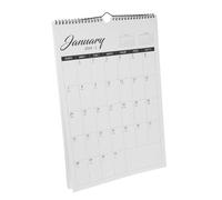jojofuny Calendrier Mural Suspendu Calendrier Délicat Planificateur et Compact pour Bureau et Maison Espace Décriture pour Notes et Objectifs