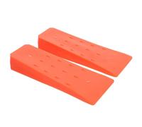 jojofuny Cales en Plastique pour Bûcheronnage 8 Pouces Orange, Outils de Coin de Coupe d'arbre pour Jardinage et Tronçonneuse, Accessoires de Calage Solide et Résistants pour Travail