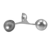 jojofuny Capteur de Vitesse du Vent pour Anémomètre à 3 Coupelles en Alliage d'Aluminium Remplacement pour Capteur de Débit d'Air Diamètre 200 MM Instrument de Mesure du Vent pour