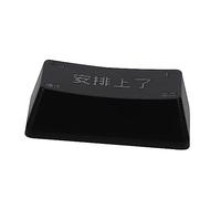 jojofuny Capuchon De Touche De Clavier Mécanique Noir Remplacement De Touche De Retour Arrière Centre De Touche pour Touche De Clavier
