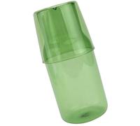 jojofuny Carafe en Verre Multifonction 500 Ml Pichet à Eau Transparent et Tasse à Lait en Verre pour Bureau et Maison, Résistance Thermique, Couleur Vert Herbe, 1 Pièce, Usage Quotidien