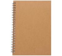 jojofuny Carnet de Notes Organiseur Multifonction avec Couverture Kraft Rigide Planner Portable pour Bureau et Étudiants Pages Épaisses Anti-transfert Encre Accessoire Maison Pratique