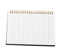 jojofuny Carnet de Professionnel avec Couverture PP Pages Lignées Précise des Stocks pour Bureau Entrepôt École et Usage Domestique