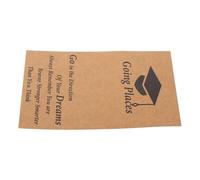 jojofuny Carte de Vœux de Remise de Diplôme en Papier 12 X 8 Cm, Cartes de Fin D'études Compactes et Décoratives, Messages Inspirants pour Célébration et Félicitations de Diplômés