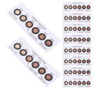jojofuny Carte Indicatrice D'humidité Changement Couleur Bleu à Rose 6 Points Smd en Papier Pack de 10 pour Composants Électroniques pour Domestique et Appareils