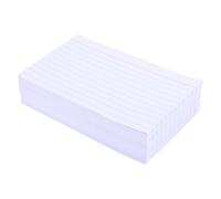 jojofuny Cartes Index Lignées Format Américain 200 Pcs en Papier Portable pour Étudiants, pour Planning et Préparation D'examens, Fournitures de Bureau Pratiques