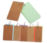jojofuny Cartes Vierges Papier Couleurs Pages Notes Portables Mémoire DIY Carnet de Poche pour Plan Mémo Étude et Création