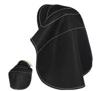 jojofuny Casque De Soudage Housse Étendue Noire, Protection Cervicale Ignifuge, Extension Arrière Résistante pour Usage Professionnel, Accessoire Compatible,