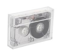 jojofuny Cassette Audio Vierge 60 Mc-60 Mini Format Enregistrable Étui Rigide Transparent Cassette Vide Artisanale pour Enregistrement Clair Accessoire DIY pour Messages et Décorations