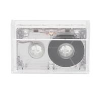jojofuny Cassette Audio Vierge 60 Micro Mini Mc-60, Bande Enregistrable Transparente Étui Rigide, Accessoire pour Enregistrement Audio, pour Séminaires et Loisirs Créatifs