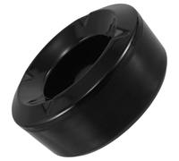 jojofuny Cendrier Coupe-Vent D'extérieur, Cendrier Portable Rond en Résistante la Chaleur, Incassable, Noir, pour Fumeurs, Camping et Lieux Publics