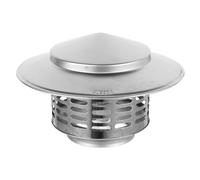 jojofuny Chapeau de Cheminée Acier Inoxydable Protège Conduit Étanche pour Toit Pluie Au Froid Pression pour Ventilation Extérieure et Toiture