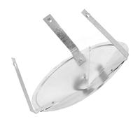 jojofuny Chapeau de Cheminée Étanche en Acier Inoxydable, Bouchon D'aération Anti-pluie Drainage Incliné, Protection pour Conduit de Ventilation, Adapté pour Toit et Poêle, Installation