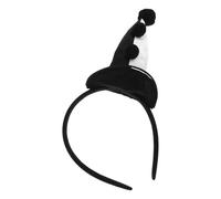 jojofuny Chapeau de Clown Noir et Blanc Serre-tête Cosplay pour Costume de Spectacle Accessoires de Coiffure Halloween
