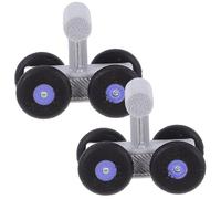 jojofuny Chaussures de Skate pour Oiseaux Petits et Moyens en Abs Métal, Paire Unique pour Conures et Perroquets, Favorisant L'activité Physique et L'intelligence des Oiseaux