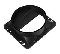 jojofuny Clapet Anti-retour Hotte Aspirante 150 Mm Noir Certifié Protection Reflux Compatible Hottes Domestiques et Commerciales Pièce Remplacement Ventilation la Cuisine Kit 1 Unité Usage