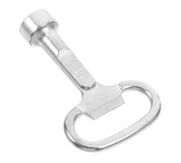 jojofuny Clé de Purge Radiateur Multifonction de Zinc Outil Compact pour Vannes Verrouillables Clé Plombier Pratique pour Eau et Gaz Portable