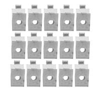 jojofuny Clips d'Étagères en Acier Inoxydable 24 Pièces Supports Robustes pour Étagères de Placard Réglables Compatibles Penderie Cuisine Fixation Stable pour Verre et Bois