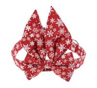 jojofuny Collier de Noël pour Chat, Collier Décoratif pour Chaton, Rouge, Coton, Réglable 20-30cm, 30-40cm, 36-50cm, 40-60cm, pour Mariages et Séances Photo
