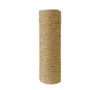 jojofuny Colonne d'escalade pour Chat en Bois et Corde Naturelle, Poteau de Rechange Lisse pour Arbre à Chat DIY, Protège la Maison Efficacement