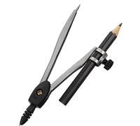 jojofuny Compas de Professionnel avec Porte Crayon et Étui Précision pour Dessin Technique Adapté Étudiants et Bureau Couleur Aléatoire