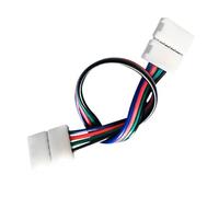 jojofuny Connecteur pour Ruban Sans Soudure Câble Double Tête Rapide pour Bande Lumineuse Colorée Connecteur de Lampe LED Flexible