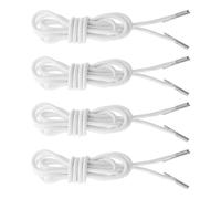 jojofuny Cordons Élastiques de Remplacement pour Fauteuils Inclinables, Lot de 4 Pièces, Corde Ronde Renforcée, Blanc, 2 Tailles, pour Chaise Longue de Terrasse, Assise Confortable