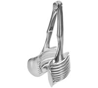 jojofuny Coupe-Citron Multifonction en Alliage d'Aluminium Alimentaire Pince Manuelle pour Trancher Fruits et Légumes Taille Compacte Outil Portatif la Cuisine Trancheuse à Tomates et