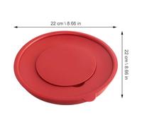 jojofuny Couvercle Anti-éclaboussures 22 Cm pour Bol à Œufs, Protection Réutilisable en Plastique, Accessoire la Cuisine Pratique Crème Fouettée, Cuisson sans Projections