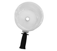 jojofuny Couvercle Anti-poussière Forme Bol en Plastique Solide with Poignée Multi-Fonctionnel pour Perceuse Électrique pour Installation de Plafonds et Lampes