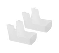 jojofuny Couvercle de Lentille de Lumière de Hotte de Cuisinière de Remplacement 2 Pièces Bouclier en Plastique pour 8714000100 58714000101 Simple à Installer Et Design Élégant