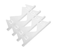 jojofuny Couvercles de Brûleurs de Cuisinière à Gaz en Acier Inoxydable Argenté 4pcs, Accessoires la Cuisine pour Combler L'espace Entre le Comptoir Cuisinière, Adaptés aux Cuisines