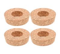 jojofuny Couvercles en Bois Perforés pour Vase Hydroponique 65 CM Lot de 4 Couvercles Creux pour Jardinière Compatibles Vases en Verre Transparents pour Micro-Paysages et Décoration