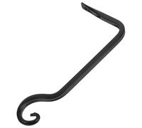 jojofuny Crochet Suspendre pour Jardinière Extérieur Noir, Support Mural Robuste pour Pots de Fleurs, Crochet Polyvalent pour Balcon et Jardin, Compatible Pots Suspendus et Jardinières