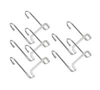 jojofuny Crochets de Porte en Acier Inoxydable 5pcs, Porte-manteau Arrière de Porte, Rangement Mural Solide, Gain de Place pour Paquet et Parapluies