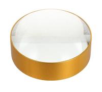 jojofuny Crystal Dome Magnifier Optical Glass Paperweight for Reading Calligraphy Office Keepsake and Home Desk Decor Portable Handheld Magnifier