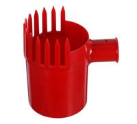 jojofuny Cueilleur de Myrtilles en Plastique Rouge Léger, Poignée | Récolte Facile pour Myrtilles et Baies, Design Ergonomique, Nettoyage Simple, Usage Adulte au Jardin