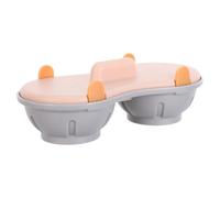 jojofuny Cuiseur à Œufs Multifonction en Plastique Orange pour 2 Œufs, Solution pour Petit-déjeuner, Design Compact Cuisine et Cuisson Rapide