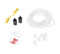 jojofuny D'accessoires en Plastique Aquarium 2 Ensembles Kit pour Pompe à Air Pierre à Bulles et Valve de Contrôle, Fonctionnement Silencieux pour Aquarium Domestique et Professionnel