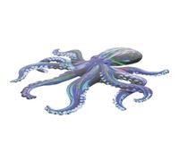 jojofuny Décoration Murale Art Pieuvre Fer Décorative Ornement Intérieur Extérieur Suspension Murale Décoration Intérieure Jardin