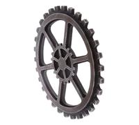 jojofuny Décoration Murale en Bois à Engrenage Rond Noir Vintage Applique Murale Créative en Bois pour Salon Café Bureau et Intérieur Industriel Rétro Suspendue Élégante