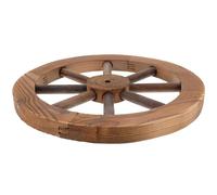 jojofuny Décoration Murale Roue en Bois 35 CM Style Rustique pour Balcon et Bureau à Suspendre Murale Décorative Artisanale