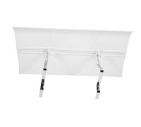 jojofuny Déflecteur de Ventilation Transparent Réglable en Plastique Blanc pour Ventilation de Climatisation Intérieure, Améliore la Circulation D'air, Installation Facile