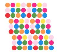 jojofuny Disques en Bois Colorés 150 Pcs Ø 20 MM pour Activités Éducatives Jetons Mathématiques Ludiques pour Garçon et Filles Rondelles en Bois Naturelles pour Apprentissage en Classe