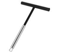 jojofuny Distributeur Galettes Acier Inoxydable T Forme Outil Étaleur Galette Léger et Pratique avec Suspendu Ustensile pour Crêpière Maison et Banquet Raclette Galettes Inox Facile à