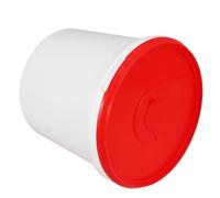 jojofuny Distributeur Lingettes Réutilisable Plastique Seau Portable pour Lingettes et Couches Rangement Compact pour Voyage et Usage Quotidien Contenant Robuste avec Couvercle Rouge