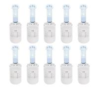 jojofuny Douille de Rechange E14 pour Ampoule Candélabre en Cuivre et Plastique, Pack de 10, Montage Simple Fixation Stable, Adaptée pour Lampes de Table et Appliques Murales, Usage