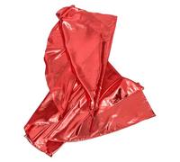 jojofuny Drapeau en Demi-Cercle Rouge 190X140 CM Hampe pour Danse et Cultes Drapeaux Semi-Circulaires Légers et Portables pour Spectacles Cérémonies Sportives et Décorations Extérieures