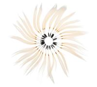 jojofuny Échantillons de Cheveux Humains pour Test de Couleur, Kit 30 Mèches Naturelles Véritables, Matériel de Formation Coiffure Professionnel, Échantillons Colorés pour Salon, Anneaux