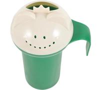 jojofuny Écope de Bain Bébé en Eva Forme Grenouille Verte pour Rinçage Shampoing, Protection des Yeux, Bain Piscine pour Enfants